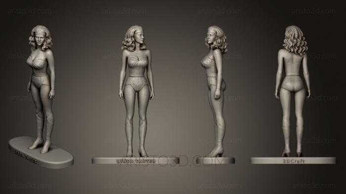 Figurines of girls (STKGL_0205) 3D model for CNC machine